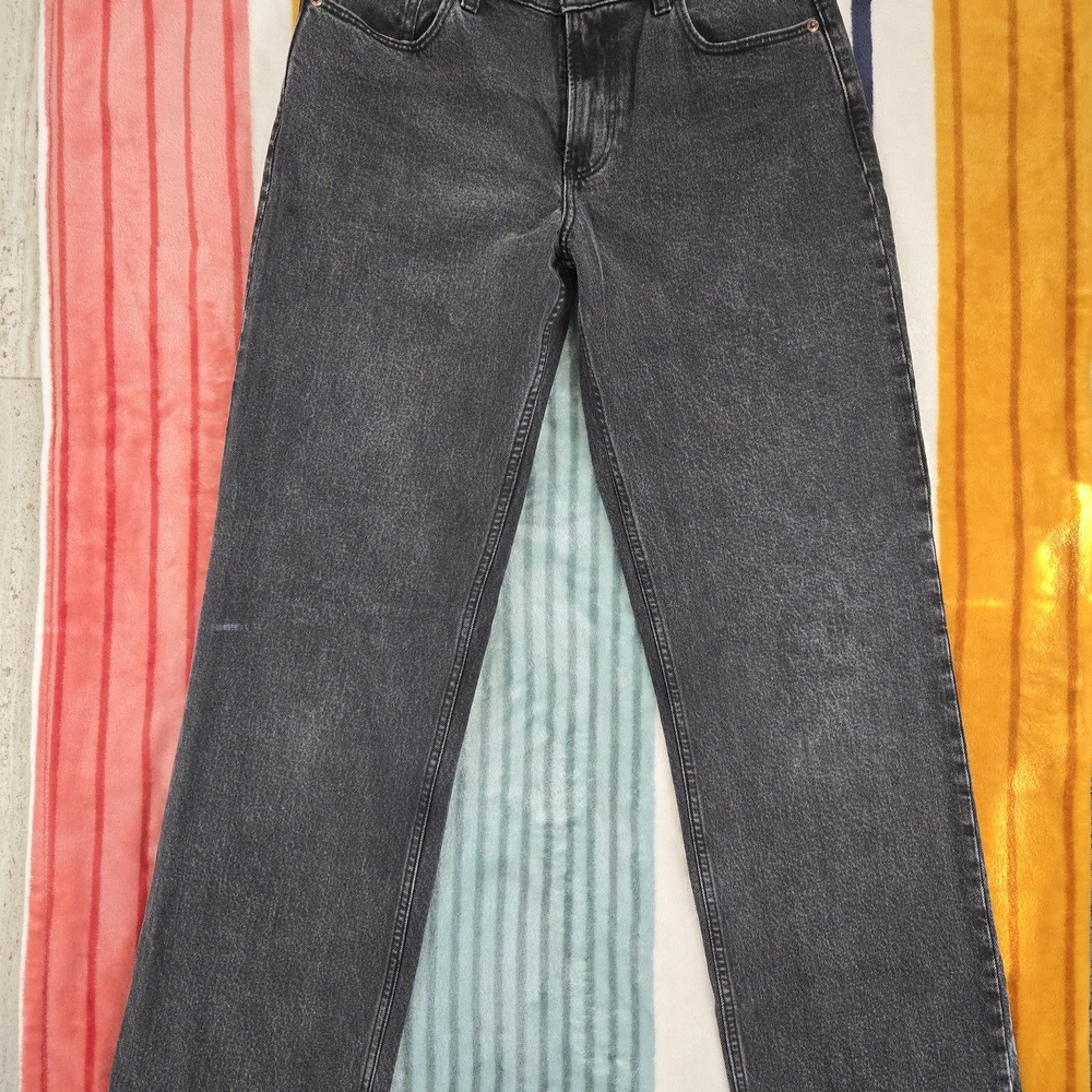 Abercrombie & Fitch Curve Love Jeams The Baggy Low Rise Fit Size 27(4)L Long